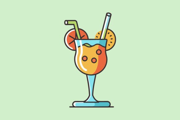 Charming Cocktail Vector Art for Modern Designers