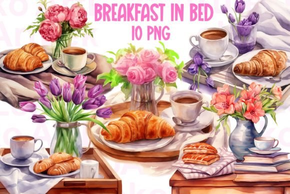 Charming Watercolour Clipart for Cozy Design Projects