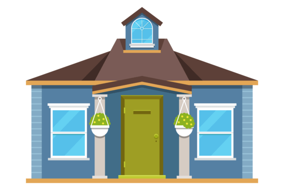 Cottage Color Icon: Your Go-To Real Estate Facade Graphic