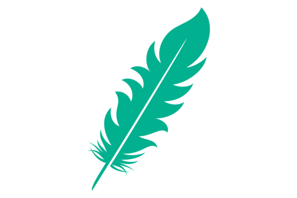 Crafting a Natural Identity: The Green Bird Feather Logo