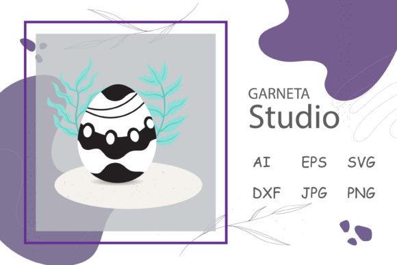 Easter Eggs Color Black Variation White: A Bold Serif for Modern Brands