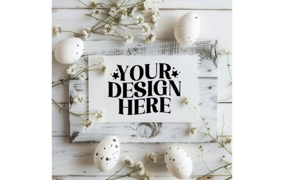 Easter Wood Board Mockup: Elevate Your Spring Designs Instantly