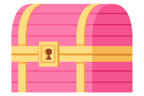 Enchant Your Designs: The Pink Wooden Chest Color Icon