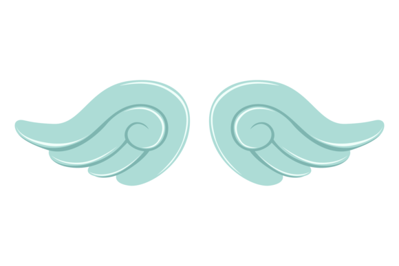 Light Feather Wings Color Icon. Flight S: A Designer's Take