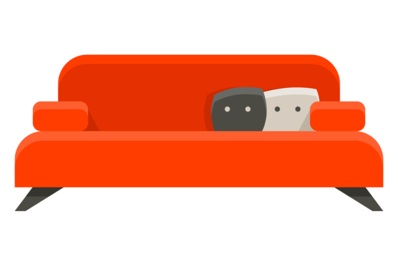 Red Sofa Color Icon: A Modern Typeface for Bold Branding