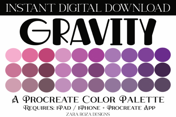Unlocking the Gravity Procreate Color Palette